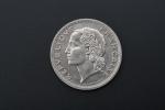 5 Francs Lavrillier 1938 - TTB ,  Nickel :...