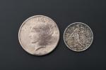 Lot de monnaies argent :  100 F Panthéon1982, Zola...