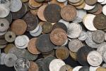 Vrac monnaies France et Etranger - Environ 1,3 kg