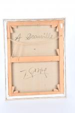 GANNE, Yves (1956). "A Deauville". Huile sur toile, signée en...