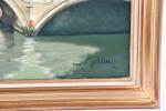 GANNE, Yves (1956). "Pont de Venise", huile sur toile signée...