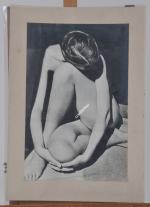 WESTON, Edward (1886-1858). 
"Nude (Charis, Santa Monica)" (nu féminin), circa...