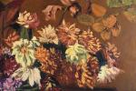 DEGORCE, Danièle (1903-1988). Bouquet. Huile sur toile signée en bas...