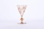 GALLE, Emile - Vase cornet ou grand verre en verre...