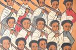 ECOLE ETHIOPIENNE du début du 20ème siècle. "Cours militaire du...