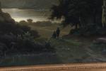 ECOLE ALLEMANDE du XIXème siècle. Paysage au clair de lune....