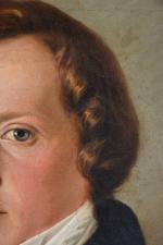 ECOLE ALLEMANDE vers 1830. Portrait de jeune homme. Huile sur...