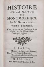 DESORMEAUX. 
Histoire de la maison de Montmorenci. 
Paris: Desaint &...