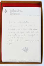 (RÉVOLUTION / CONSULAT). Lettre manuscrite signée «Bonaparte».  Lettre au...