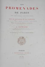 ALPHAND, A. Les promenades de Paris. Histoire. Description des embellissements....