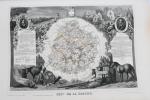 (ATLAS). LEVASSEUR, V. 
Atlas National illustré des 86 Départements et...