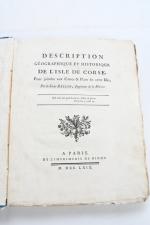 (CORSE). BELLIN, Jacques Nicolas. 
Atlas de l'Isle de Corse, par...