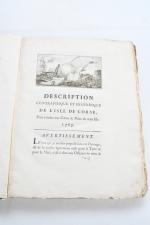 (CORSE). BELLIN, Jacques Nicolas. 
Atlas de l'Isle de Corse, par...