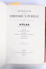 D'ORBIGNY, Charles. 
Atlas du dictionnaire universel d'Histoire Naturelle. 
Paris, 1869....
