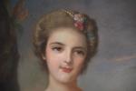 NATTIER (d'après), vers 1900. Portraits de Madame Louise de France...