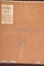 DOMERGUE, Gabriel (1889-1962). Portrait de "Béatrix". Huile sur isorel signée...
