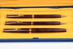 WATERMAN - Parure de stylos en laque façon loupe comprenant...