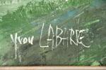 LABARRE Yvon, (1943-2008). Les Sillons. Huile sur toile signée en...