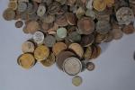 MONNAIES (environ 300) diverses en cuivre argent et bronze de...
