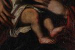 ECOLE ITALIENNE. "Vierge à l'enfant", vers 1700. 61 x 51...