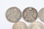 Lot monnaies argent : Pays-Bas 2 ½ Gulden 1940, Mexique...