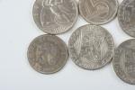 Lot Tchécoslovaquie dont commémoratives (12 monnaies) : 5 K, 20...