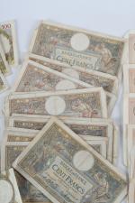 LOT billets : 100 Francs Merson (9), 100 Francs Sully...