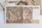 LOT de 100 Billets 100 Francs Delacroix entre 1979 et...