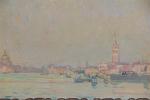 LAROCHE, Fernand (c 1870 - c 1940). Vue de Venise....