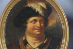 VAN MIERIS Willem (Leyde, 1662-1747). "Portrait d'homme au chapeau à...