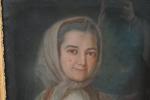 ECOLE FRANCAISE du XVIIIème siècle. "Portrait de Melle LE PELLETIER...