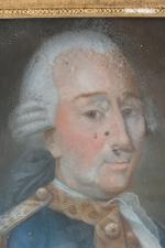 ECOLE FRANCAISE du XVIIIème siècle. "Portrait en buste présumé de...