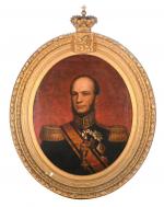 DIELMAN, Pierre Emmanuel I (1800-1858)."Portrait de Guillaume II d'Orange-Nassau, Roi...