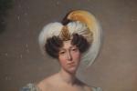 LABY, Auguste Fr (1784-1860) "Marquise Charles de Béthisy au turban,...