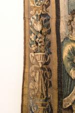 TENTURE "Marc-Antoine et Cléopâtre", très beau panneau de tapisserie, de...