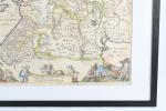 SANDRART, Joachim von (1606-1688). Ecole allemande. Carte du Moyen orient...