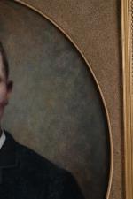 AUFRAY, XIXème siècle. Portrait de garçon, Huile sur toile, signée...