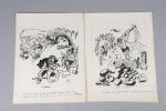 LELONG, B, (20ème siècle) Ensemble de caricatures à l'encre de...
