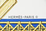 HERMES Paris - Carré de soie "Feux de route" d'après...