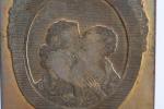 CROIX en argent filigrané à décor émaillée, XIXème siècle. 5.5...