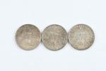 MONNAIES argent : trois pièces de 10 francs RF, 1965...