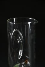 MASSIMO LUNARDON MURANO - carafe en verre à décor d'une...
