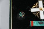 Italie Ordre national du Mérite. Croix d'Officier. Argent, émail, ruban...