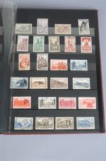 ALBUM de timbres modernes France, 20ème siècle