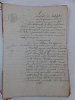 LOT d'actes notariés, milieu 19ème siècle.