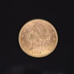 20 dollars US OR (lot de quatre monnaies 1894 -...