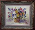 ECOLE MODERNE. "Bouquet", huile sur toile. 46 x 55 cm
Expert...