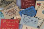 LOT d'album souvenir de cartes postales : Solesmes, Lourdes, les...