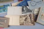 LOT d'album souvenir de cartes postales : Solesmes, Lourdes, les...