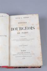 VÉRON, Dr L. 
Mémoires d'un bourgeois de Paris. 
Paris: Librairie...